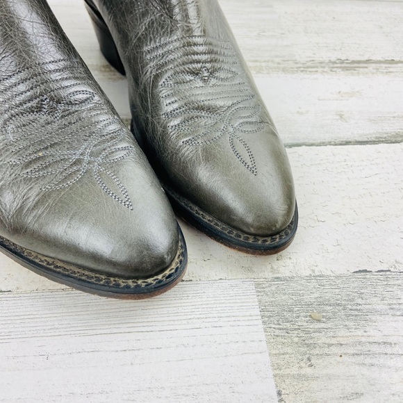 J. Chisholm Green Cowboy Boots - Picture 3 of 10